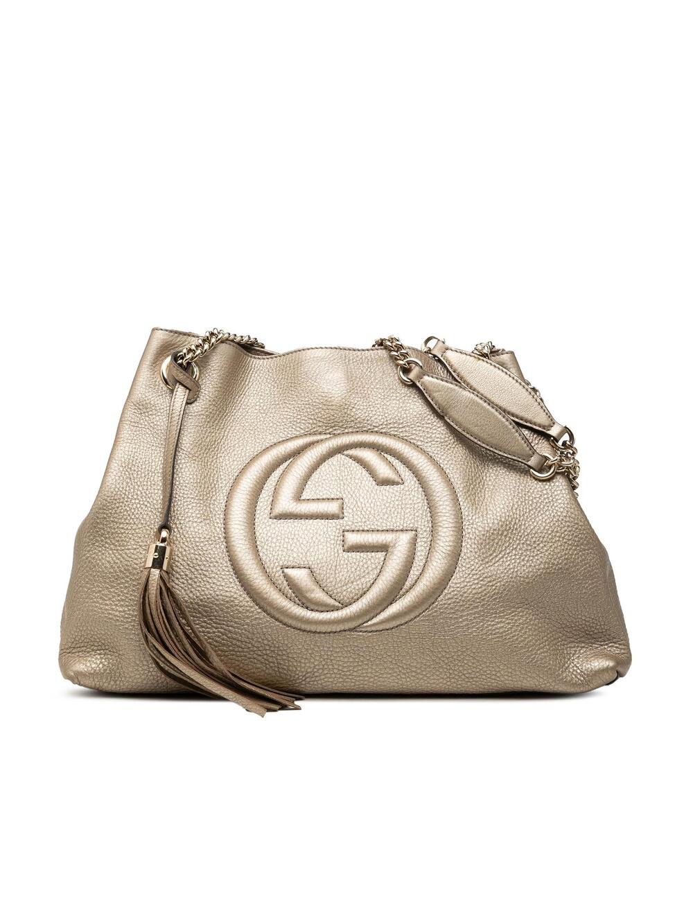 Gucci Medium Metallic Calfskin Soho #362434G91B